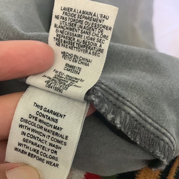 Free People gray flare wide leg high waist stretchy button up COMFY jeans 🌼 - Picture 10 of 10